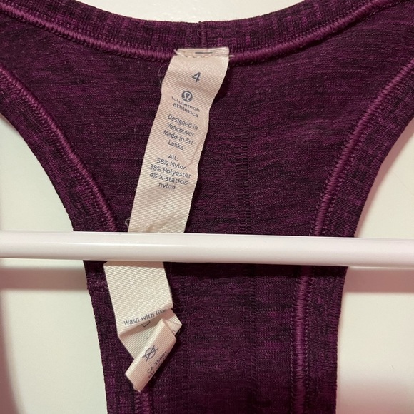 Plum lululemon tank top - Picture 4 of 4